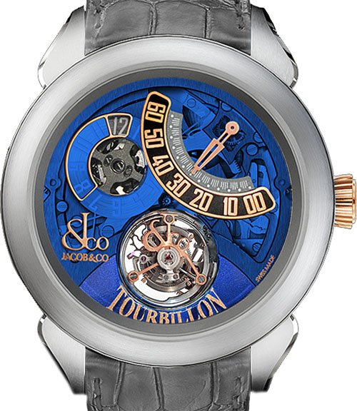 (image for) JACOB & CO PALATIAL FLYING TOURBILLON RANGE HOURS MINUTE 150.520.24.NS.QB.1NS Replica watch